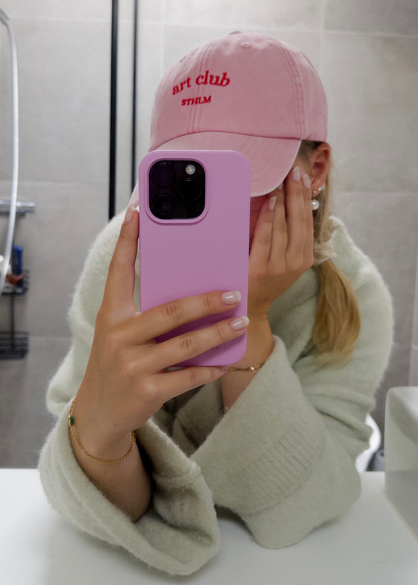 Cap - art club pink