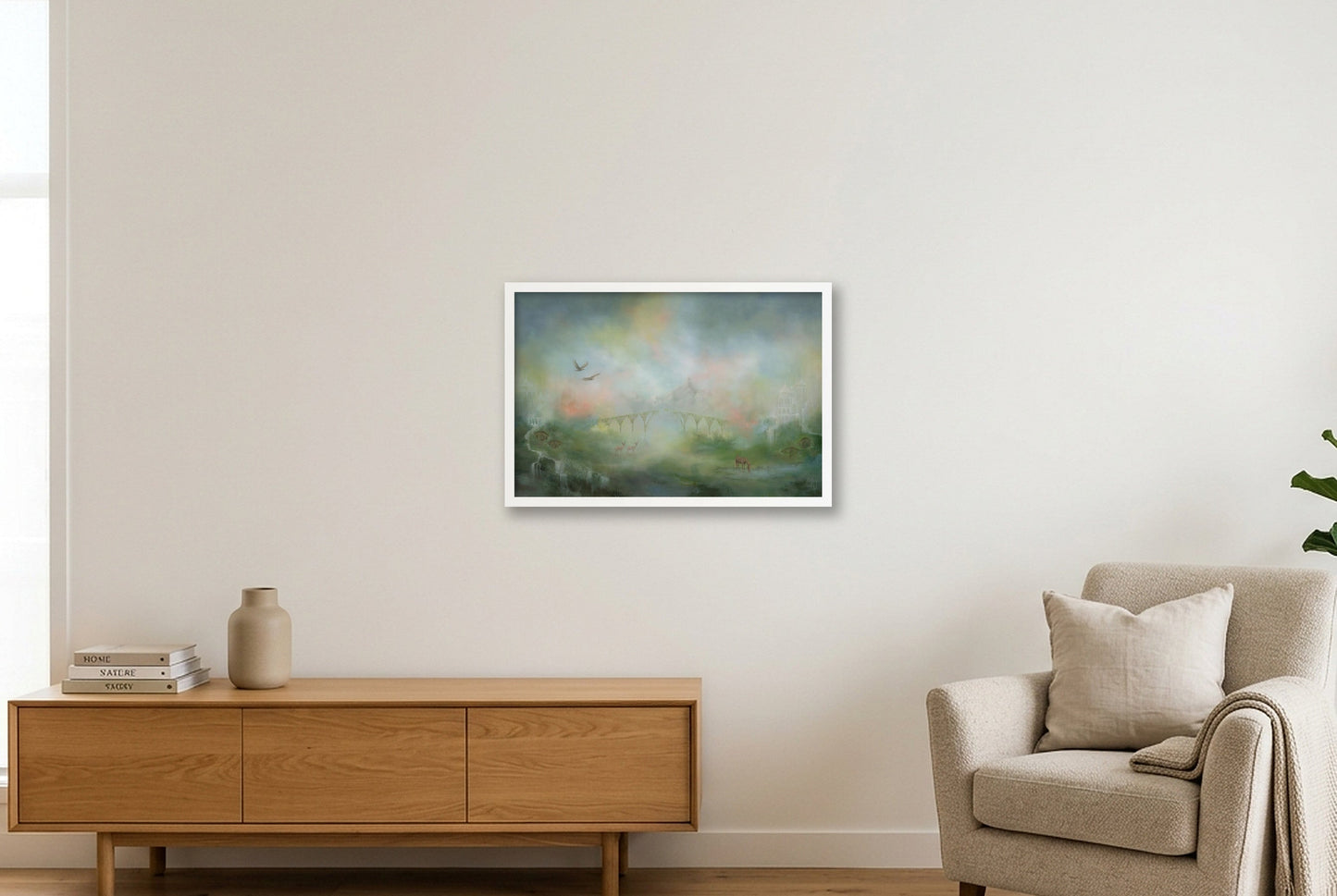 Far Beyond The Mountains (2nd Edition) — 60×40cm, 24×16" White Frame