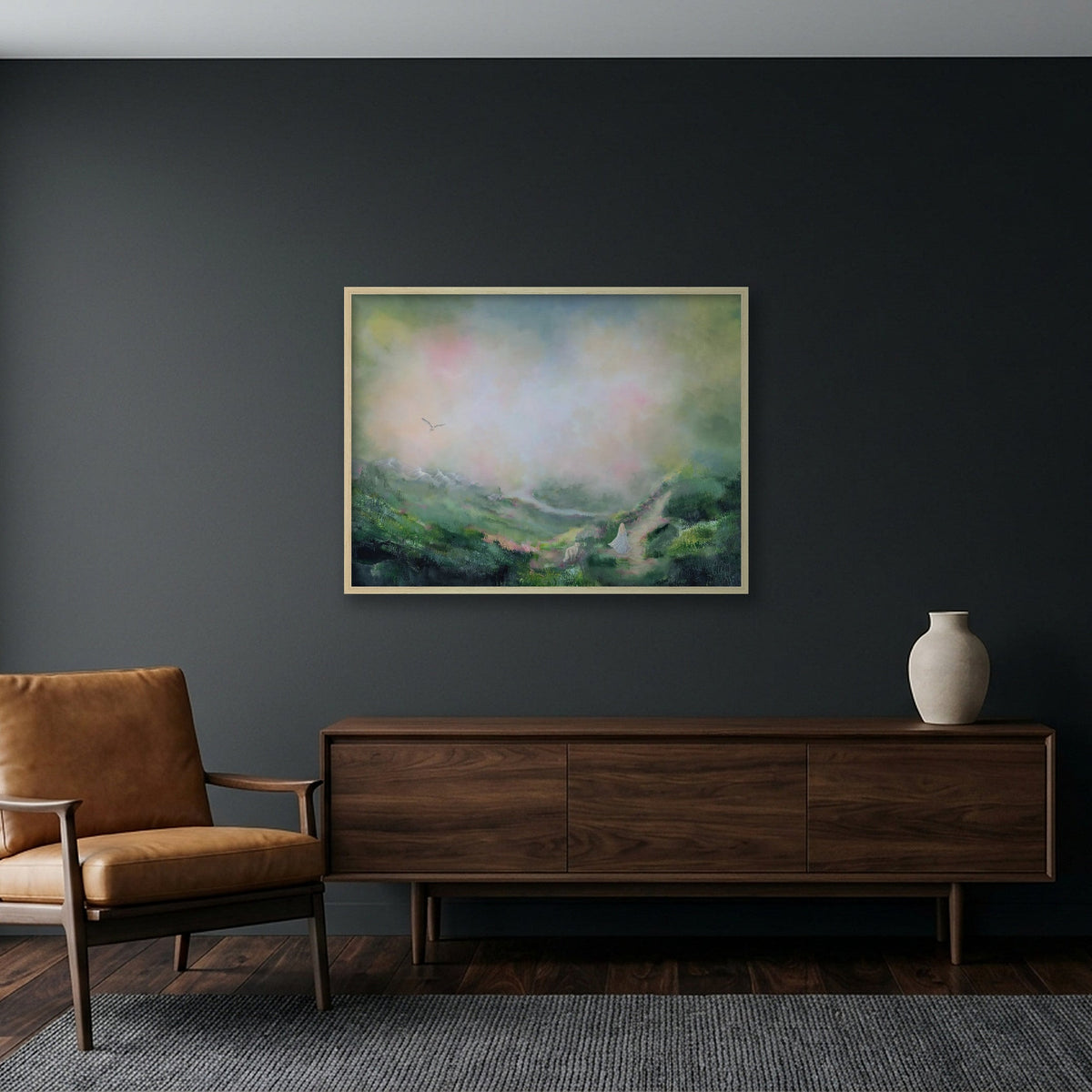 Unbroken — 80×60cm, 31×24" Oak Frame