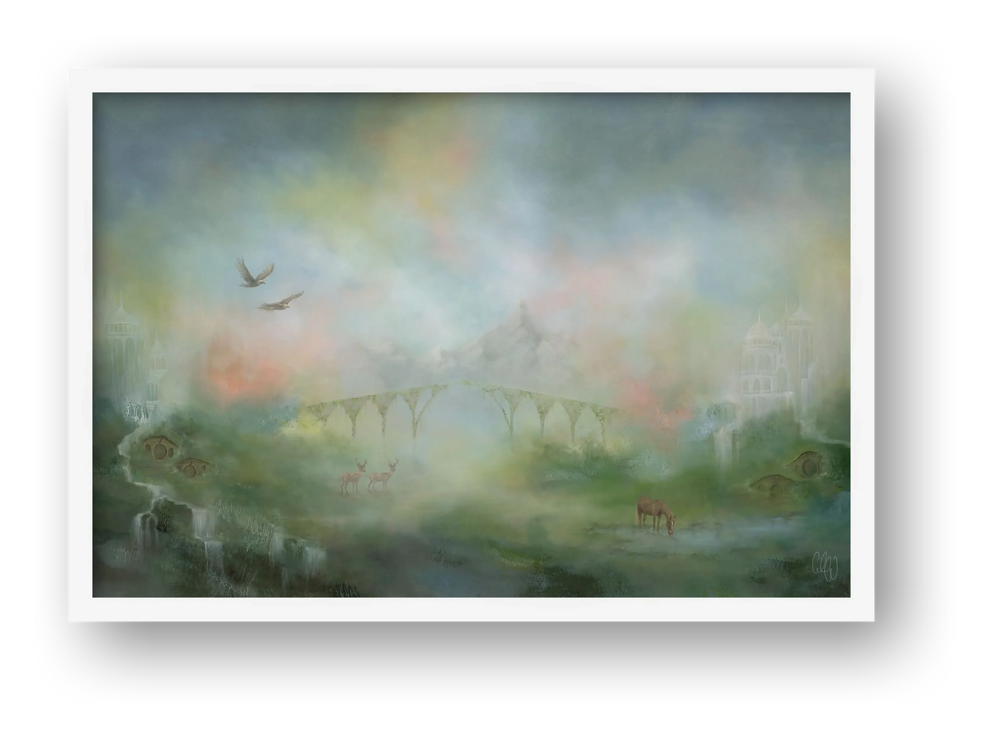 Far Beyond The Mountains (2nd Edition) — framed